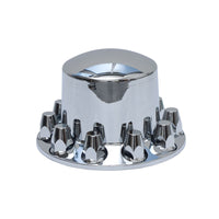 Standard Chrome ABS Complete Axle Cover Kit Hubcaps with 60 Pieces 33mm Thread on Lug Nut Covers for Semi Trucks